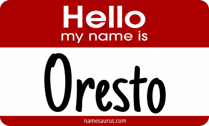 Hello my name is Oresto png download