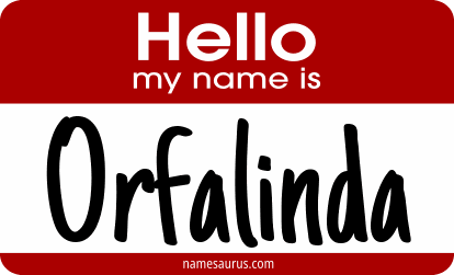 Hello my name is Orfalinda png download
