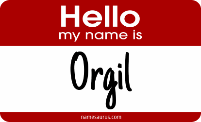 Hello my name is Orgil png download