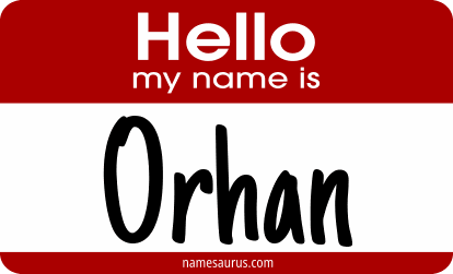 Hello my name is Orhan png download
