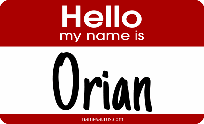 Hello my name is Orian png download
