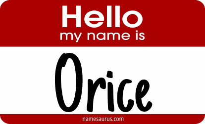 Hello my name is Orice png download