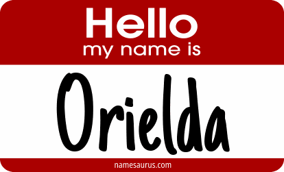 Hello my name is Orielda png download