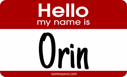 Hello my name is Orin png download