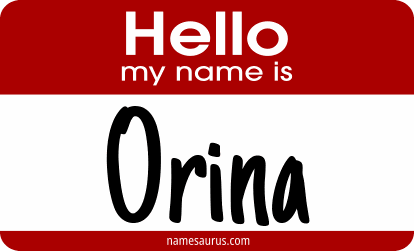 Hello my name is Orina png download