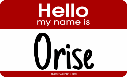 Hello my name is Orise png download