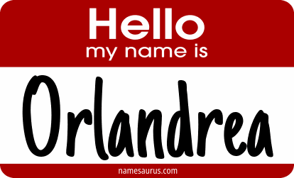 Hello my name is Orlandrea png download