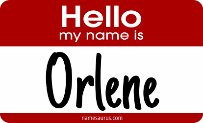 Hello my name is Orlene png download