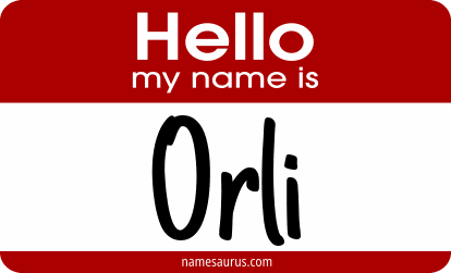Hello my name is Orli png download
