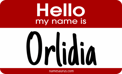 Hello my name is Orlidia png download