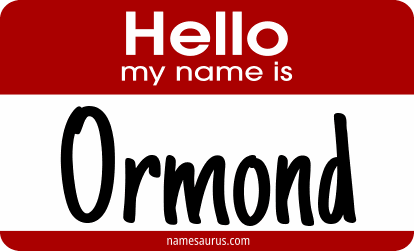 Hello my name is Ormond png download