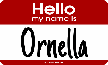 Hello my name is Ornella png download