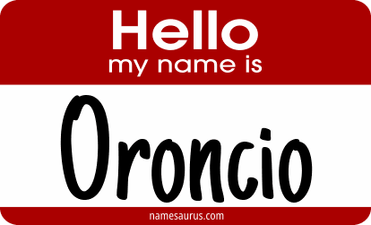 Hello my name is Oroncio png download