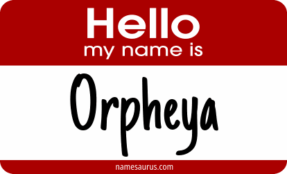 Hello my name is Orpheya png download