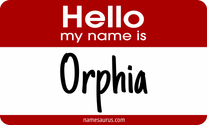 Hello my name is Orphia png download