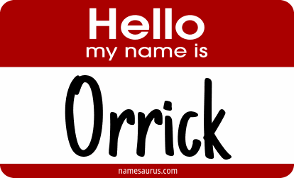 Hello my name is Orrick png download