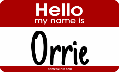 Hello my name is Orrie png download