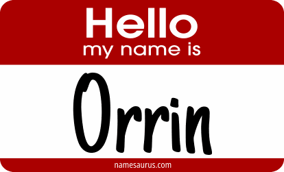 Hello my name is Orrin png download