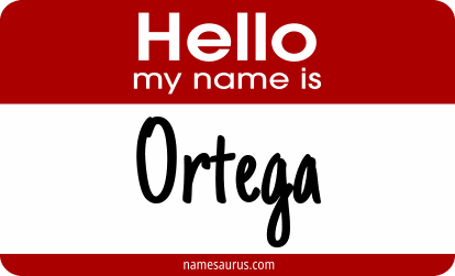 Hello my name is Ortega png download