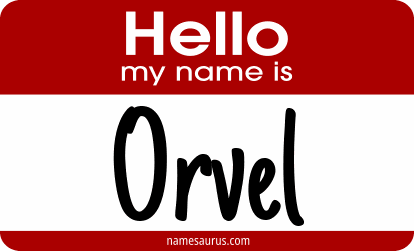 Hello my name is Orvel png download