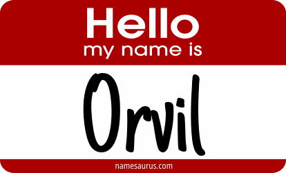 Hello my name is Orvil png download