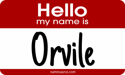Hello my name is Orvile png download