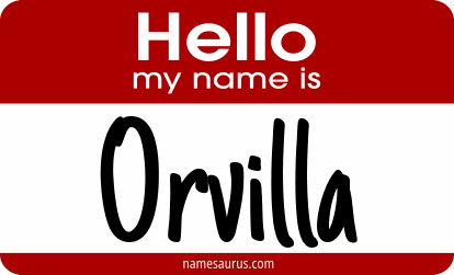 Hello my name is Orvilla png download