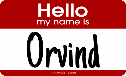 Hello my name is Orvind png download