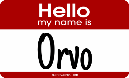 Hello my name is Orvo png download