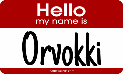 Hello my name is Orvokki png download