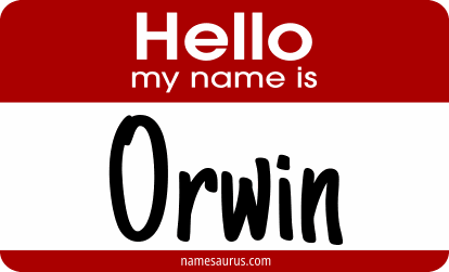 Hello my name is Orwin png download