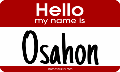 Hello my name is Osahon png download
