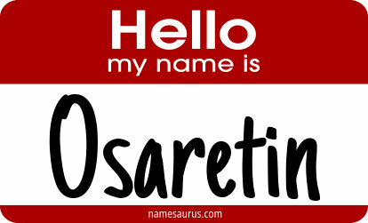 Hello my name is Osaretin png download