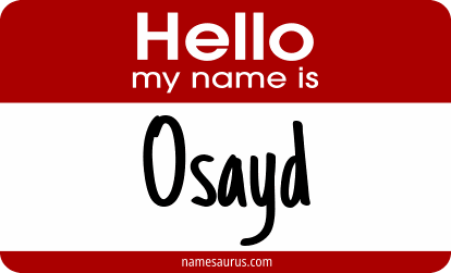 Hello my name is Osayd png download