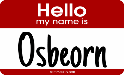 Hello my name is Osbeorn png download