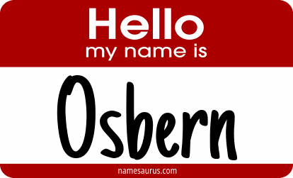 Hello my name is Osbern png download