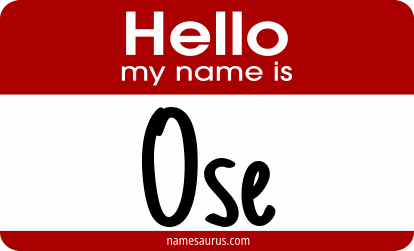 Hello my name is Ose png download