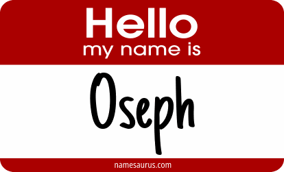 Hello my name is Oseph png download
