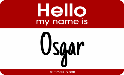 Hello my name is Osgar png download