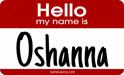 Hello my name is Oshanna png download