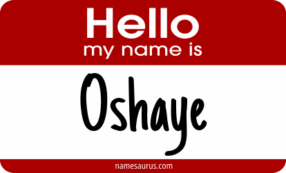 Hello my name is Oshaye png download