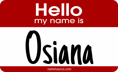 Hello my name is Osiana png download