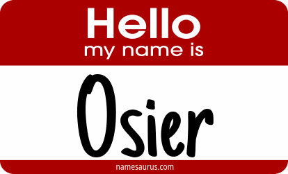 Hello my name is Osier png download