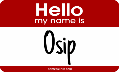 Hello my name is Osip png download