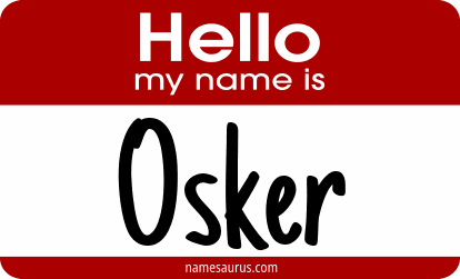 Hello my name is Osker png download