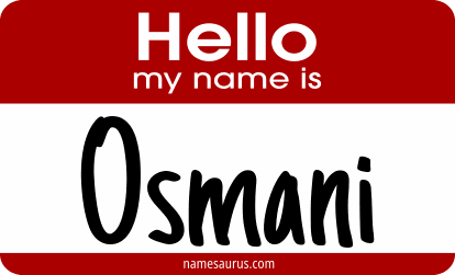 Hello my name is Osmani png download