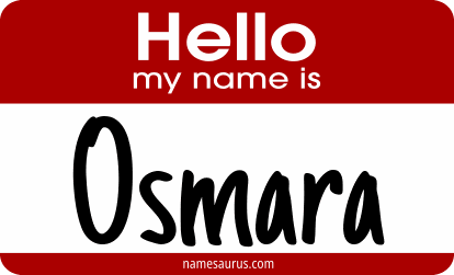 Hello my name is Osmara png download