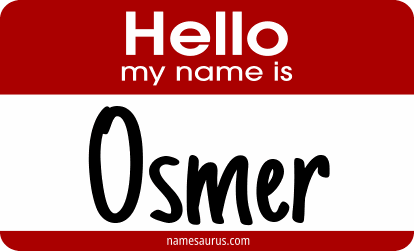 Hello my name is Osmer png download