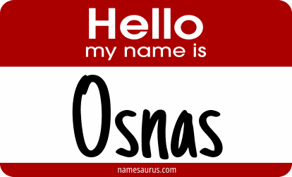 Hello my name is Osnas png download
