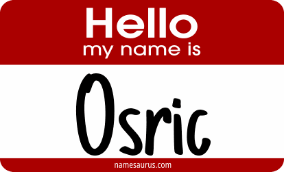 Hello my name is Osric png download